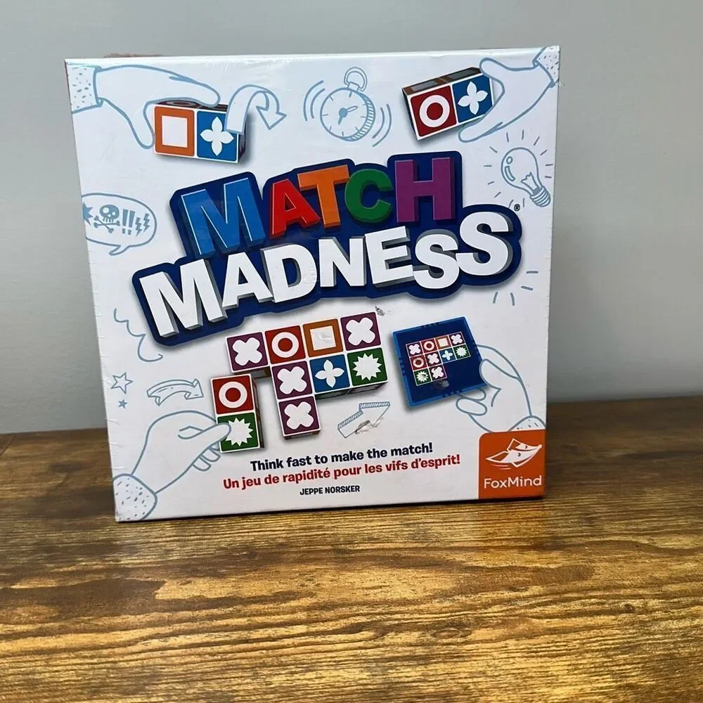 Match Madness Board Game‎ Visual Recognition Matching Fast Paced Puzzle New